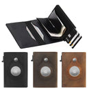 AirTag Wallet - Premium Leather Card Holder RFID Blocking Smart Wallet with AirTag Case - Tuzzut.com Qatar Online Shopping