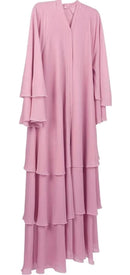 New Women's V-neck Large Size Dress High Waist Short Sleeve Slim Waist Summer Clothing Fashion - TUZZUT Qatar Online Shopping