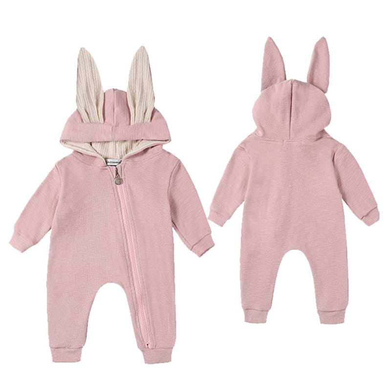 Baby Girl Clothes 2 Color Cute Plush Bear Baby Romper Comfortable Keep Warm Hooded Zipper Boys Romper 9-12M 20190129 Baby Girl Clothes 2 Color Cute Plush Bear Baby Romper Comfortable Keep Warm Hooded Zipper Boys Romper 9-12M 20190129