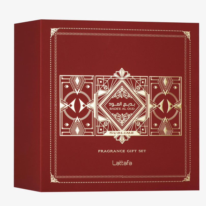 Bade'e Al Oud Sublime 3 Pcs Gift Set - Lattafa Perfumes Bade'e Al Oud Sublime 3 Pcs Gift Set - Lattafa Perfumes