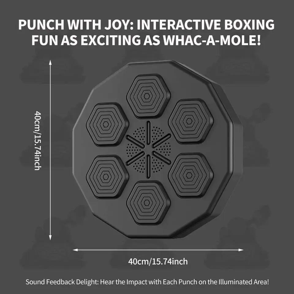 Wall Mounted Dummy Musical Light Training Punch Kick Machine Wall Mounted Dummy Musical Light Training Punch Kick Machine