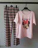 Women's Short-Sleeved Cute Cartoon Pajamas    1562441 - TUZZUT Qatar Online Shopping