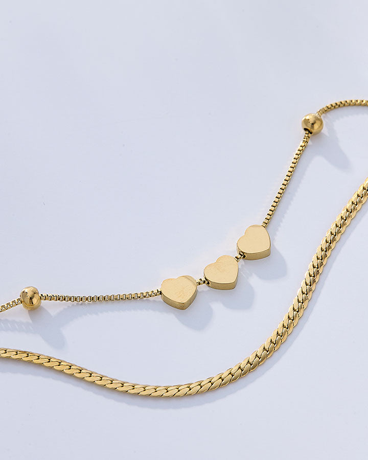 Double Chain Bracelet B220