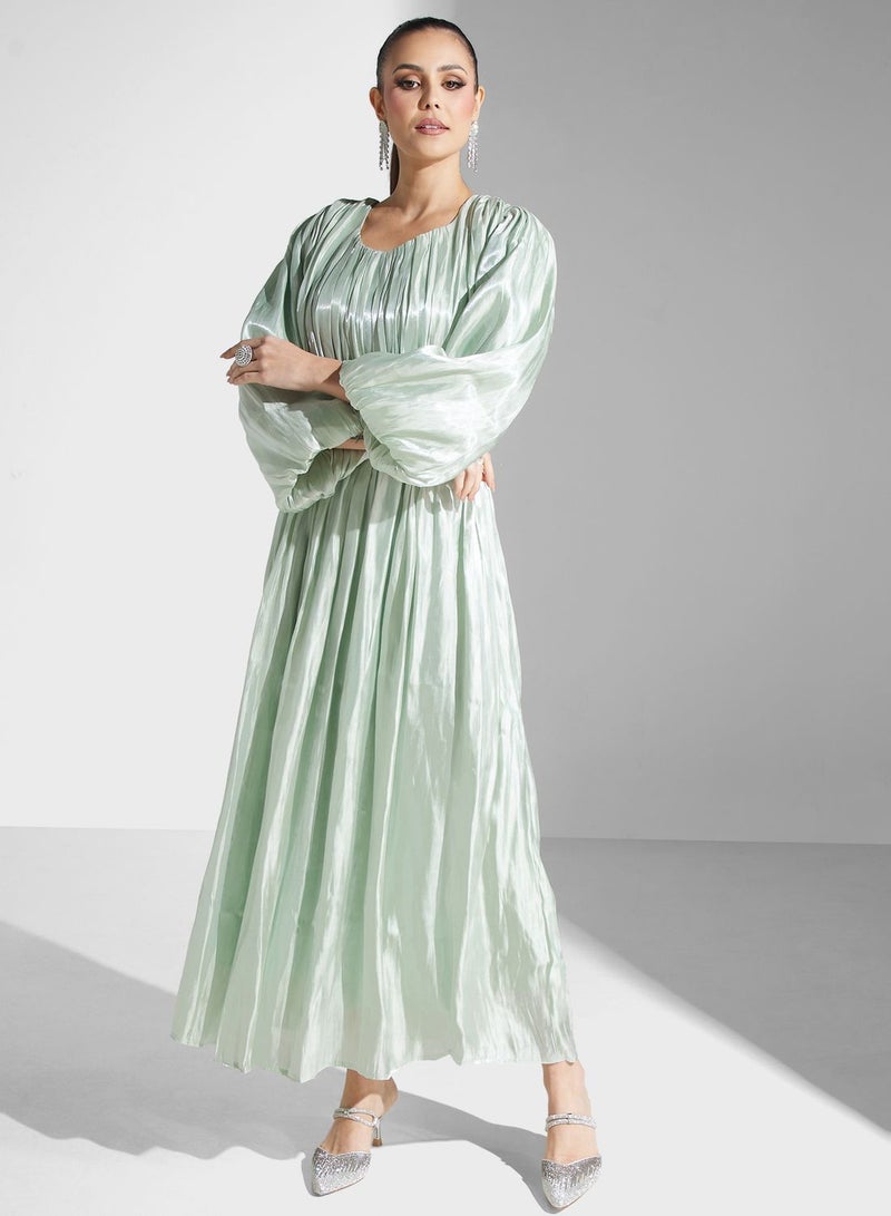 Women's Long Sleeve Modest Fashion Dress 7326 - TUZZUT Qatar Online Shopping