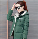 Winter New Cotton Print Women's Jacket With Hood Coat S9021867 - TUZZUT Qatar Online Shopping