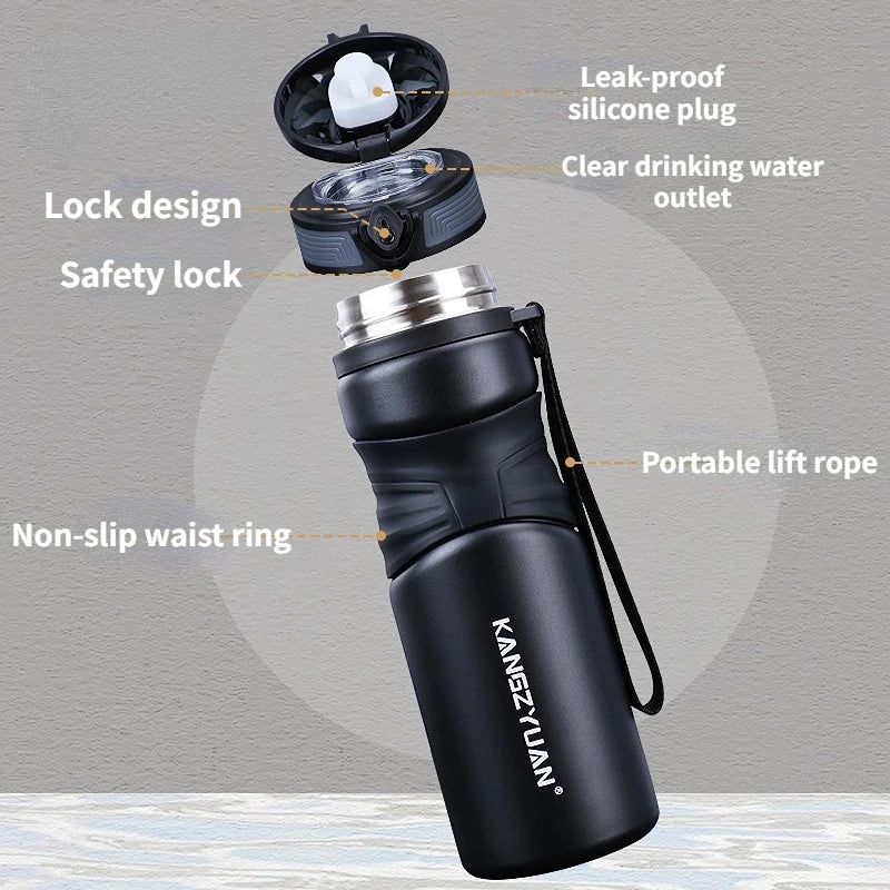 Fitness Cup 316 Stainless Steel Big Creative New Cup Vacuum Insulated Bottle 650ml Fitness Cup 316 Stainless Steel Big Creative New Cup Vacuum Insulated Bottle 650ml