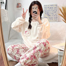 2 Pcs Women 's Long Sleeve Sleep Set XL 596720 - TUZZUT Qatar Online Shopping
