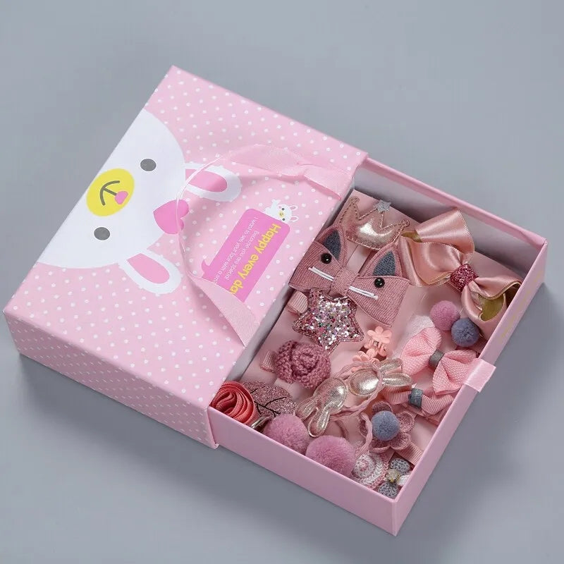 18 Pcs Fashion Hair Accessories Clip Set for Girls 18 Pcs Fashion Hair Accessories Clip Set for Girls