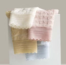 Elastic Ultra-thin Lace Flower Briefs Transparent Mid Waist Lace Mesh Panties 135837 - TUZZUT Qatar Online Shopping