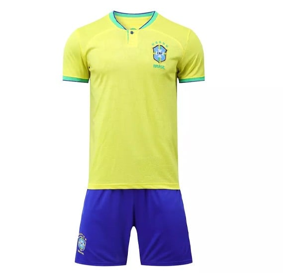 Neymar 10 Brazil Football Jersey with Shorts  S4809907 - TUZZUT Qatar Online Shopping