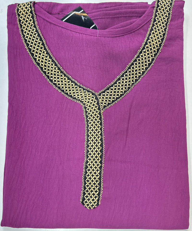 Women’s Fashion Kuwaiti Kaftan 7043 - TUZZUT Qatar Online Shopping