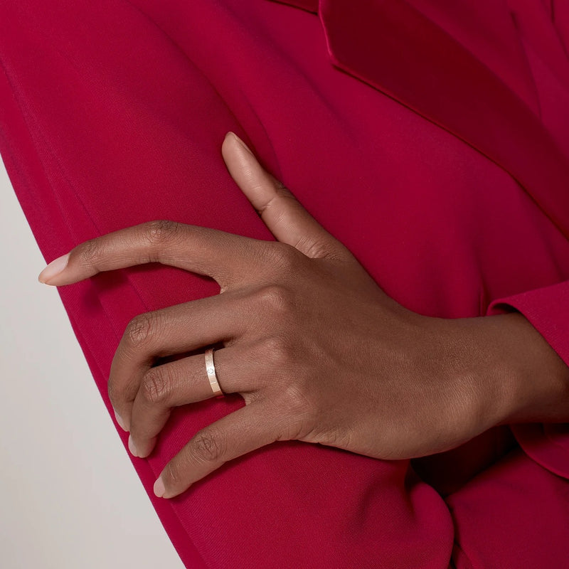 Yellow Gold 1 Diamond Wedding Ring DN2022 - TUZZUT Qatar Online Shopping