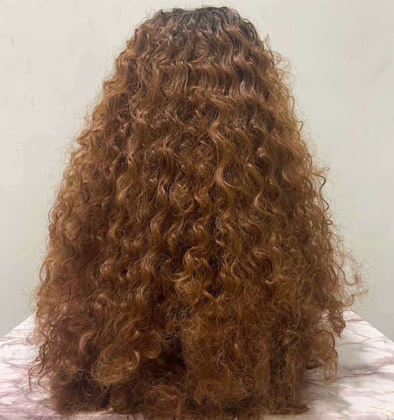 Wigs Deep Wave  Highlight Color Synthetic Wigs 26inch S4648577 - TUZZUT Qatar Online Shopping