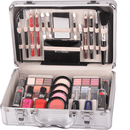 Miss Young MC1157 Make-Up Kit Suitcase with Cosmetics, Brushes, Eyeshadow & Mirror - TUZZUT Qatar Online Shopping