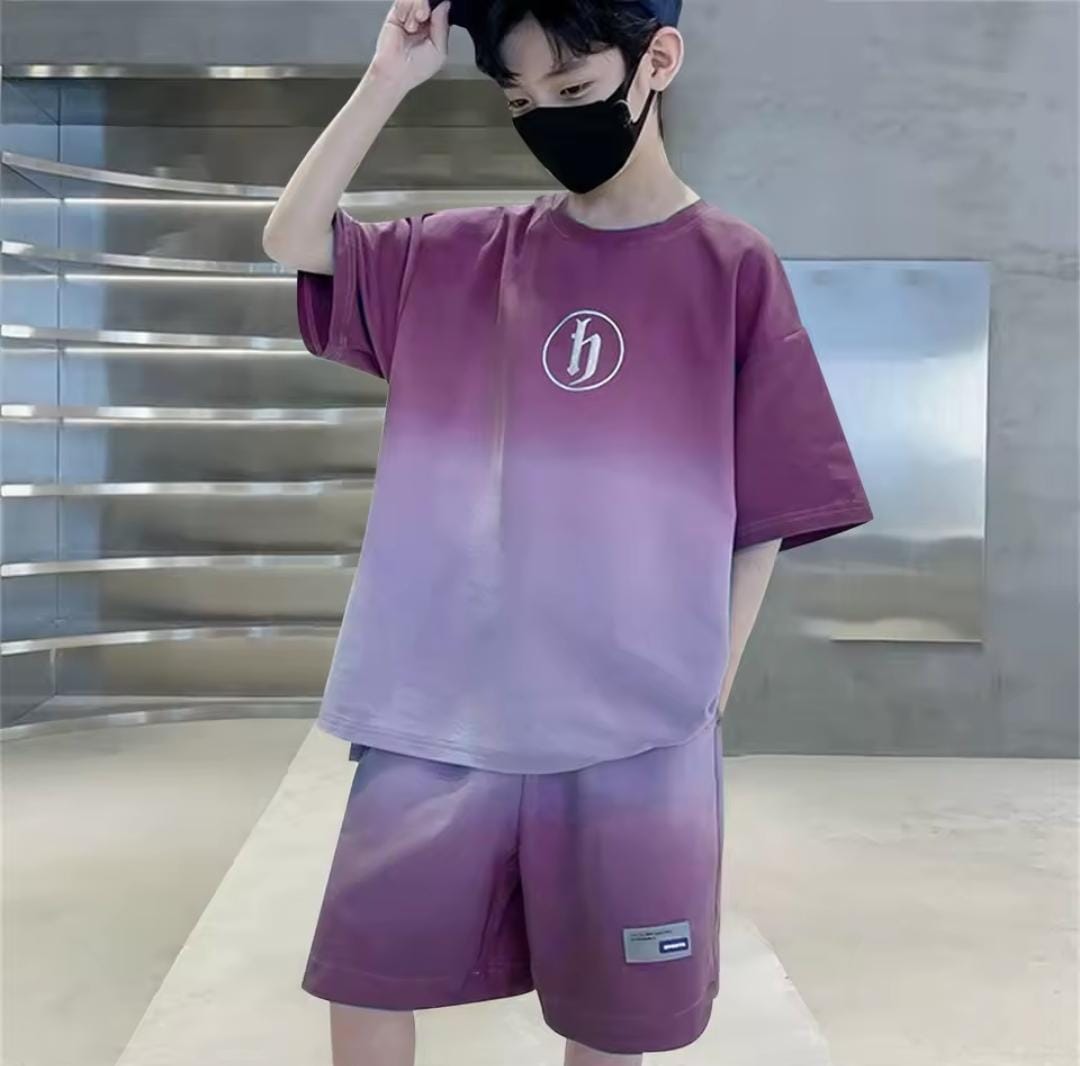 Children Short-sleeved T-shirt+shorts Two-piece Set 1568347 Children Short-sleeved T-shirt+shorts Two-piece Set 1568347