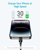 Anker 322 USB-C to Lightning Braided Cable 3ft A81B5H11 - Tuzzut.com Qatar Online Shopping