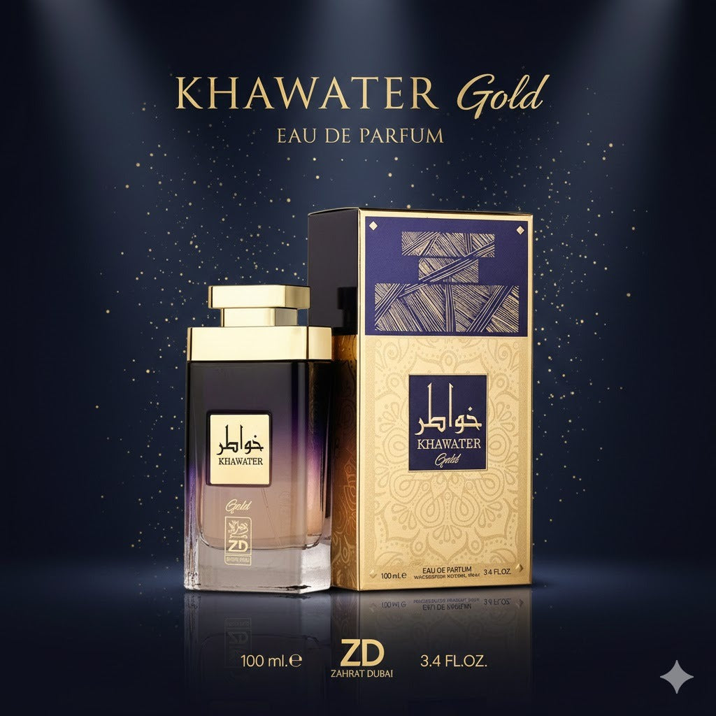 Zahrat Dubai Khawater Gold 100Ml Zahrat Dubai Khawater Gold 100Ml