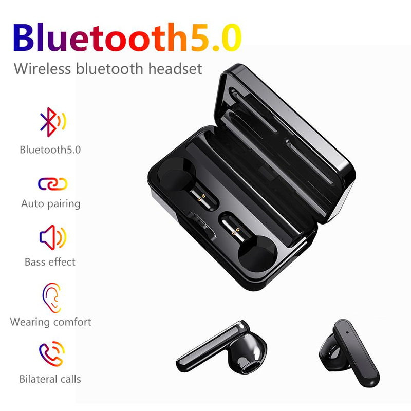 Wireless Mirror Touch Bluetooth Headphone STEREO Headset TWS AirDots A30S  + PowerBank 2 in 1 - Tuzzut.com Qatar Online Shopping