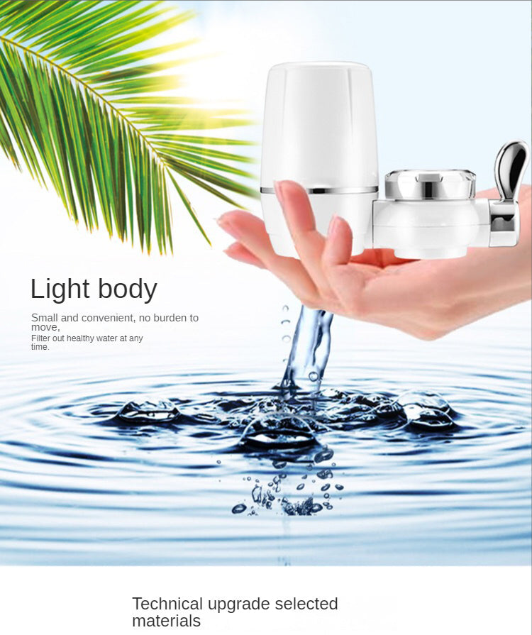 Universal Tap Water Purifier Clean Kitchen Faucet Washable Filter