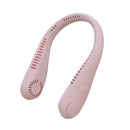 Rechargeable Battery Operated Mini Personal Cooling Fan 360 Airflow Bladeless Neck Fan - TUZZUT Qatar Online Shopping