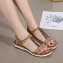 Shoes Women Sandals Flat Non-slip Summer Holiday Beach Shoes     3629 - TUZZUT Qatar Online Shopping