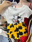 Baby Casual Round Neck Short Sleeve Top And Shorts Set   1319770 - TUZZUT Qatar Online Shopping