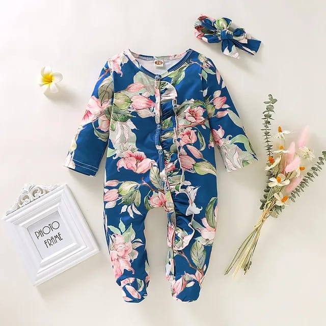 Cotton Infant Toddler Boys Girls Zipper Footie Jumpsuits Newborn Clothes Baby Rompers X4468502