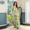 Women's Long Sleeve Floral Jalabiya L 379120