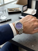 Men's Luxury Stainless Silver Watch W1179