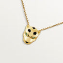 Panther Pendant Necklace Yellow Gold DN2031 - TUZZUT Qatar Online Shopping