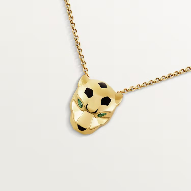 Panther Pendant Necklace Yellow Gold DN2031 Panther Pendant Necklace Yellow Gold DN2031