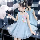 Kids Sleeveless Floral Vest Dress   540212 - TUZZUT Qatar Online Shopping