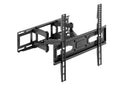 Dual Arm Full Motion LED / Curve TV Wall Mount - SH 370P (Fits Most 32" ~ 70" Screen, Max. VESA: 400X400mm, Capacity 40kg) - Tuzzut.com Qatar Online Shopping
