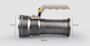 Rechargeable LED High Power Searchlight Metal 3 Mode Long Beam Flashlight Torch Max 8000 Lumens XM-LT6 - TUZZUT Qatar Online Shopping