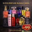 10 Pcs Perfume Bundle 100ml - TUZZUT Qatar Online Shopping