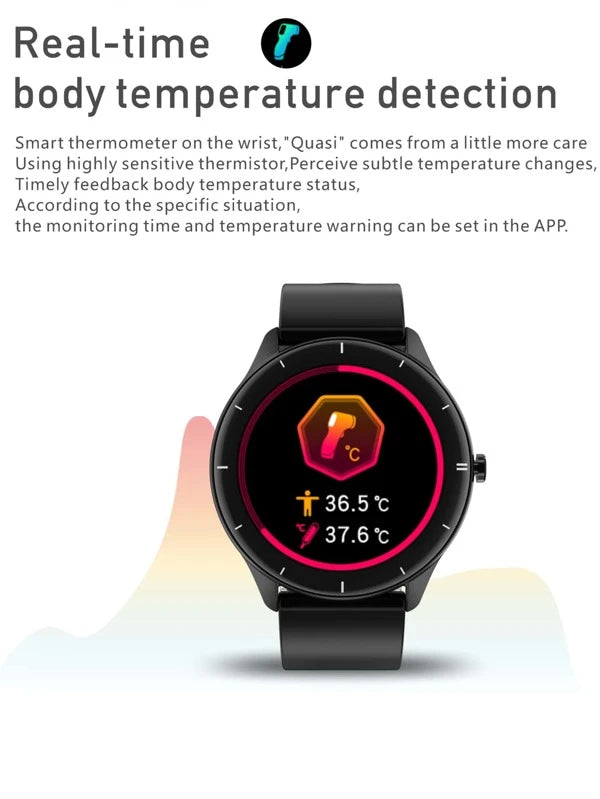 Heart Rate Monitoring Smart Watch With Watchband S3296444
