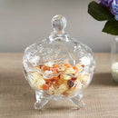 Crystal Cut Candy Bowl with Lid TG001-1