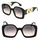 Black Gold Oversized Fashion  Sunglasses S3460710 - TUZZUT Qatar Online Shopping