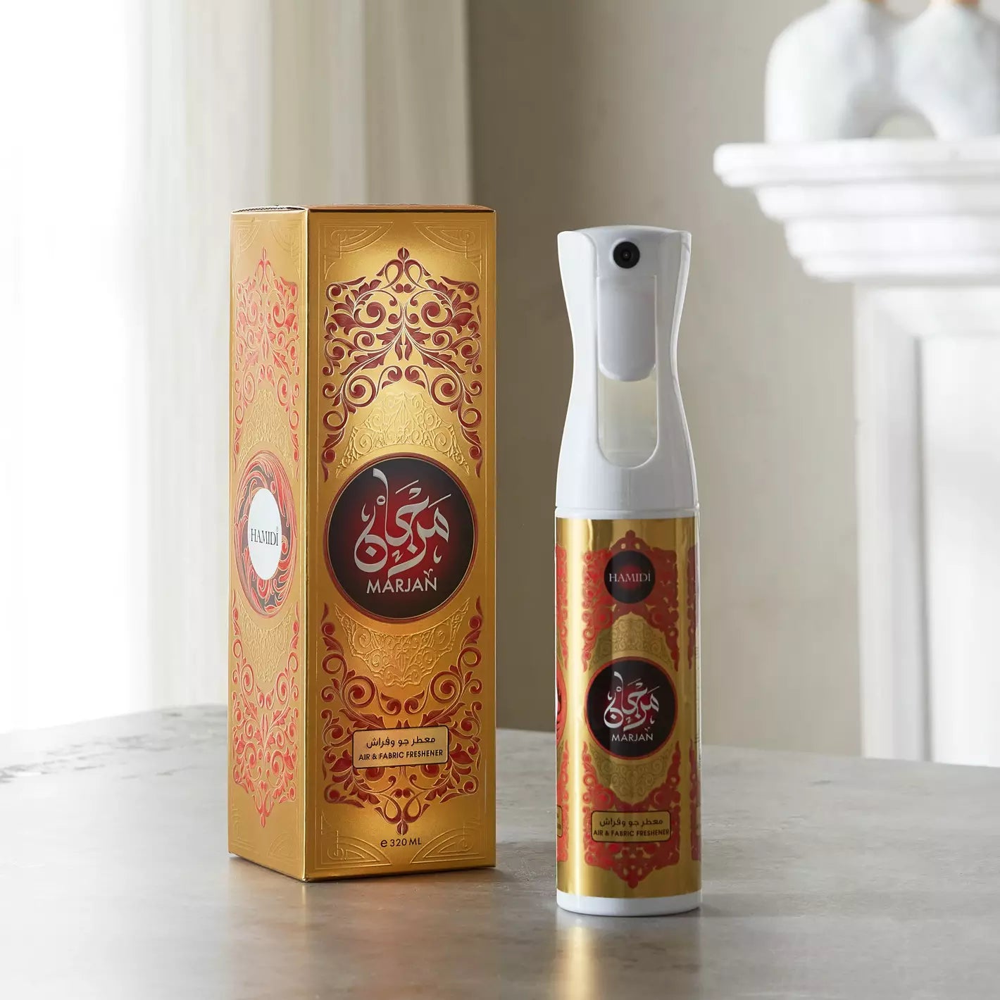 Hamidi Marjan Air and Fabric Freshner 320ml Hamidi Marjan Air and Fabric Freshner 320ml