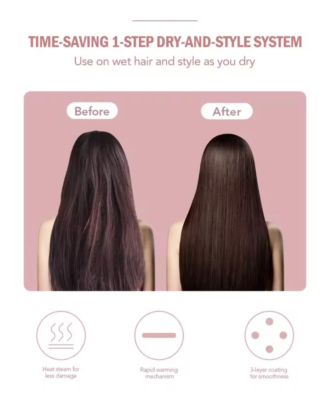 One Step Hair Dryer And Styler B-371963 One Step Hair Dryer And Styler B-371963