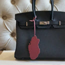 Leather Creative Qatar Map Shape Bag Pendant S2627377