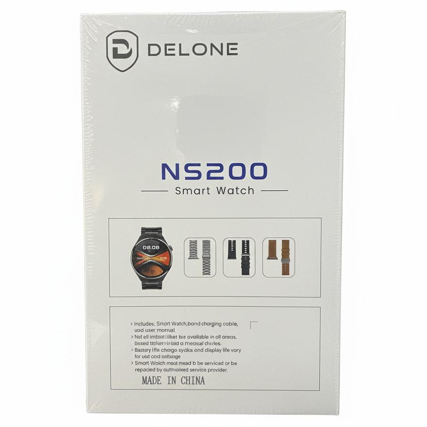 Delone NS200 3 In 1 Strap Wireless Charging Smart Watch Delone NS200 3 In 1 Strap Wireless Charging Smart Watch