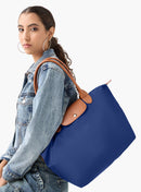 Sasha Textured Tote Bag with Zip Closure and Double Handle S47901278 - TUZZUT Qatar Online Shopping