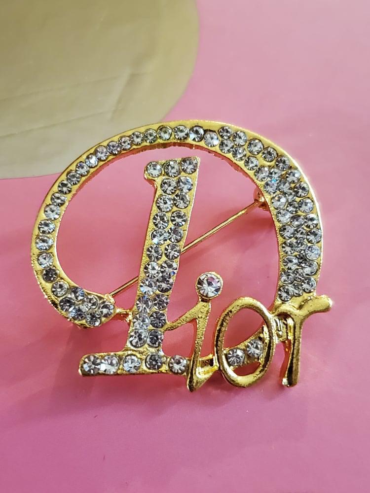 Crystal Embellished Fashion Statement Pin Brooch -S3154876
