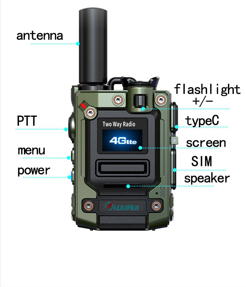 Long Range Square Walkie Talkie 663598 Long Range Square Walkie Talkie 663598