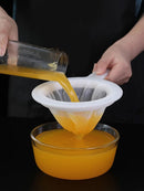 1pc Long Handle Soy Milk Filter, White PP Filter Spoon For Kitchen S4647373 - Tuzzut.com Qatar Online Shopping