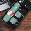 500ml 3 in 1 Stainless Steel Vacuum Flask Bottle With Cup Set - Business Gift Set - Tuzzut.com Qatar Online Shopping