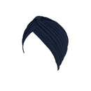 Women Solid Color Pleated Head Wraps Classic Ramadan Beanies Chemo Cap   S4663969 - TUZZUT Qatar Online Shopping