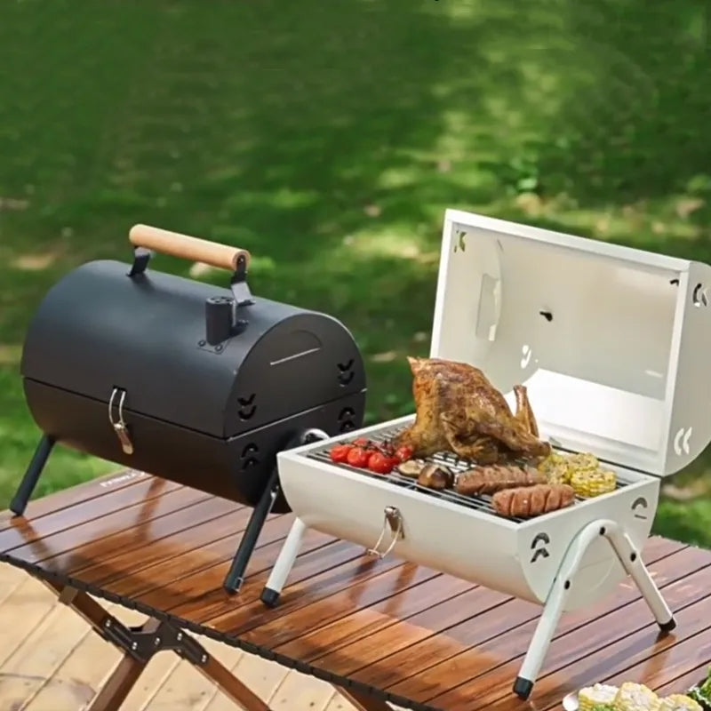Portable Barbecue Grill Basin K-707 - Storage size: 37.5 * 25.5 * 38cm - Tuzzut.com Qatar Online Shopping