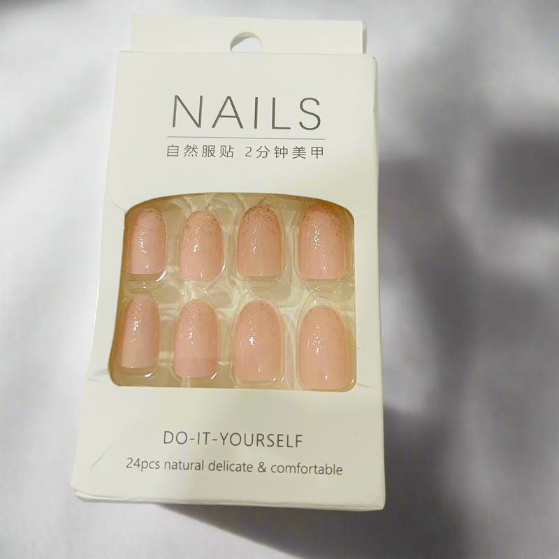 24pcs REMOVABLE FAKE NAILS BEAUTY NAIL ART FASHION STYLE - TUZZUT Qatar Online Shopping